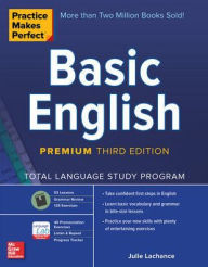 Title: Practice Makes Perfect: Basic English, Premium Third Edition, Author: Julie Lachance