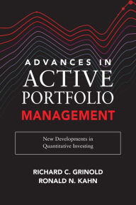 Download free books ipod touch Advances in Active Portfolio Management: New Developments in Quantitative Investing / Edition 1  in English 9781260453713 by Ronald N. Kahn, Richard C. Grinold