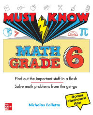 Title: Must Know Math Grade 6, Author: Nicholas Falletta