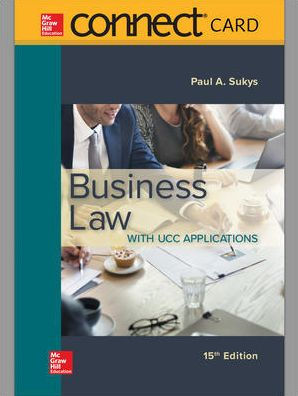 Connect Access Card for Business Law with UCC Applications / Edition 15