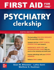 Free ebooks list download First Aid for the Psychiatry Clerkship, Sixth Edition by Latha Ganti, Sean Blitzstein, Matthew Kaufman