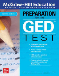 Download free books online for iphone McGraw-Hill Education Preparation for the GED Test, Fourth Edition by McGraw Hill Editors ePub PDB CHM (English literature) 9781264258239