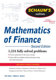 Title: Schaum's Outline of Mathematics of Finance, Second Edition, Author: Robert Brown