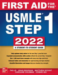 Title: First Aid for the USMLE Step 1 2022, Thirty Second Edition, Author: Tao Le