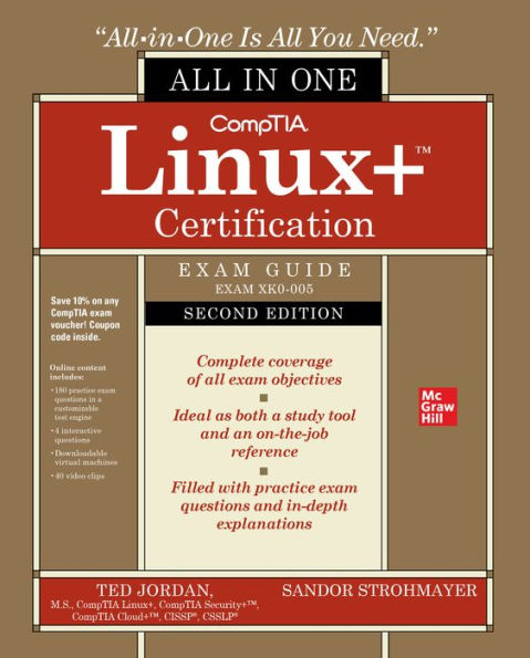 CompTIA Linux+ Certification All-in-One Exam Guide, Second Edition (Exam XK0-005)