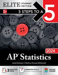 Title: 5 Steps to a 5: AP Statistics 2024 Elite Student Edition, Author: DeAnna Krause McDonald
