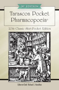 Title: Tarascon Pocket Pharmacopoeia 2016, Pocket Edition, Author: MD