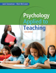 Title: Psychology Applied to Teaching / Edition 14, Author: Jack Snowman