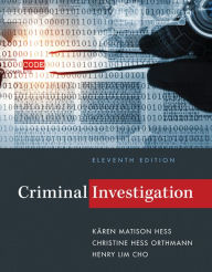 Title: Criminal Investigation / Edition 11, Author: Kären M. Hess