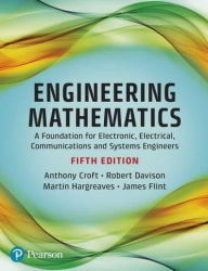 Title: Engineering Mathematics, 5th edition, Author: Anthony Croft