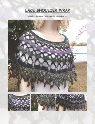 Lace Shoulder Wrap Crochet Patternnook Book - 