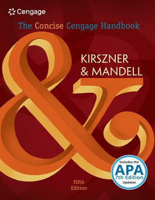 MindTap English, 1 term (6 months) Printed Access Card for Kirszner/Mandell's The Concise Cengage Handbook, 5th / Edition 5