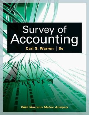 Survey of Accounting / Edition 8