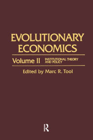 Title: Evolutionary Economics, Author: Marc R. Tool