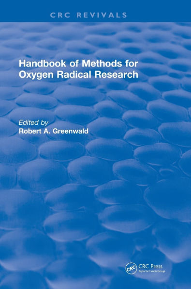 Handbook Methods For Oxygen Radical Research