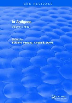 Ia Antigens: Volume I: Mice