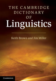 Title: The Cambridge Dictionary of Linguistics, Author: Keith Brown