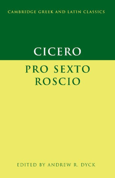 Cicero: 'Pro Sexto Roscio'