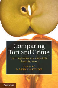 Title: Comparing Tort and Crime: Learning from across and within Legal Systems, Author: Matthew Dyson
