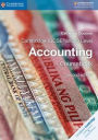 Cambridge IGCSE® and O Level Accounting Coursebook