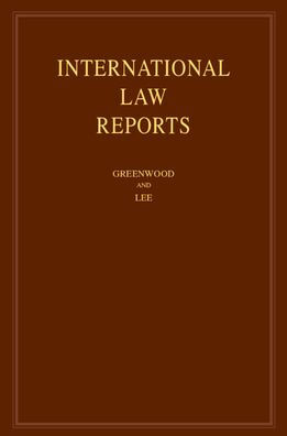 International Law Reports: Volume 196