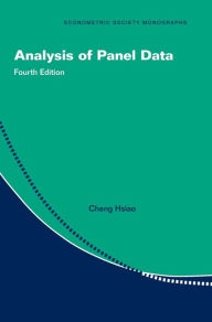 Title: Analysis of Panel Data, Author: Cheng Hsiao