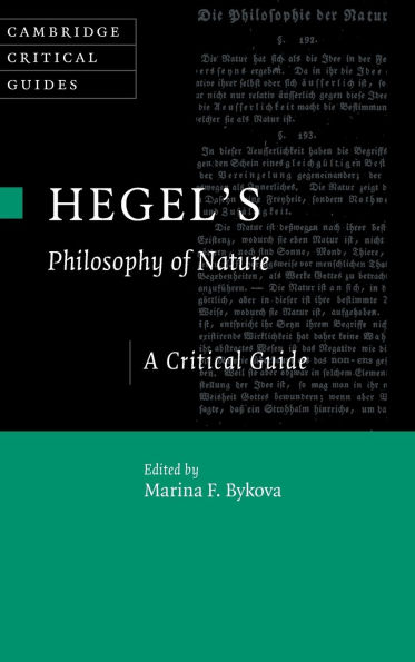 Hegel's Philosophy of Nature: A Critical Guide