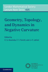 Title: Geometry, Topology, and Dynamics in Negative Curvature, Author: C. S. Aravinda