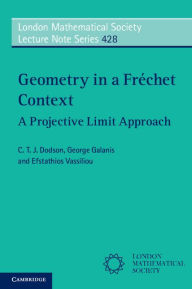 Title: Geometry in a Fréchet Context: A Projective Limit Approach, Author: C. T. J. Dodson