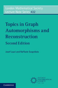 Title: Topics in Graph Automorphisms and Reconstruction, Author: Josef Lauri