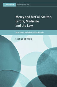 Title: Merry and McCall Smith's Errors, Medicine and the Law, Author: Alan Merry