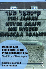 Title: Memory and Forgetting in the Post-Holocaust Era: The Ethics of Never Again, Author: Alejandro Baer