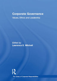 Title: Corporate Governance: Values, Ethics and Leadership, Author: Lawrence E. Mitchell