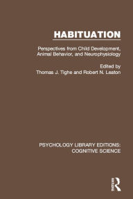 Title: Habituation: Perspectives from Child Development, Animal Behavior, and Neurophysiology, Author: Thomas J. Tighe