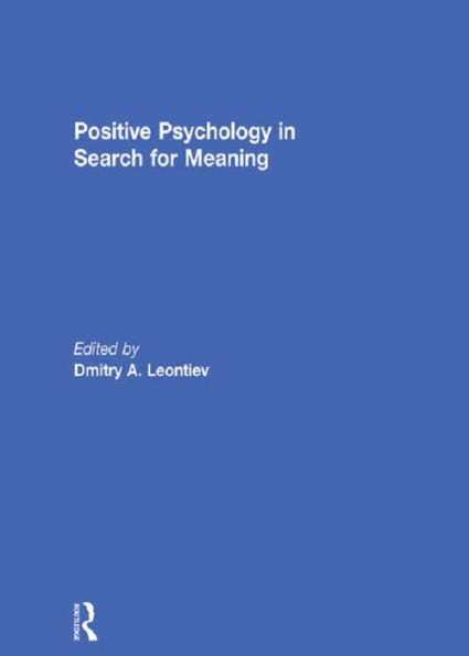 Positive Psychology in Search for Meaning