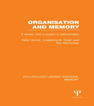 Title: Organisation and Memory (PLE: Memory): A Review and a Project in Subnormality, Author: Peter Herriot