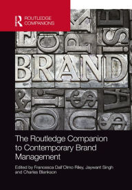 Title: The Routledge Companion to Contemporary Brand Management, Author: Francesca Dall'Olmo Riley