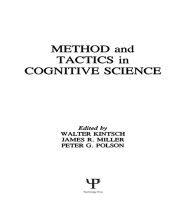 Title: Methods and Tactics in Cognitive Science, Author: W. Kintsch