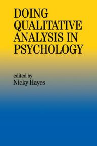 Title: Doing Qualitative Analysis In Psychology, Author: Nicky Hayes