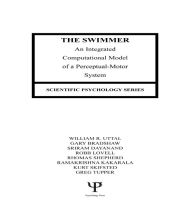 Title: The Swimmer: An Integrated Computational Model of A Perceptual-motor System, Author: William R. Uttal