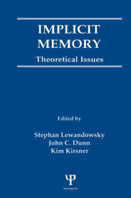 Title: Implicit Memory: Theoretical Issues, Author: Stephan Lewandowsky