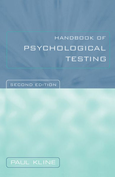 Handbook of Psychological Testing