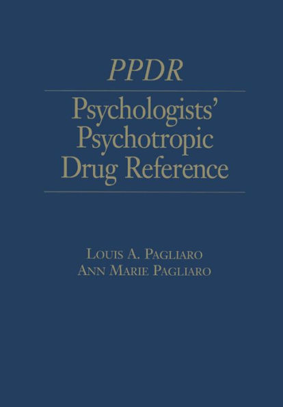 Psychologists' Psychotropic Drug Reference