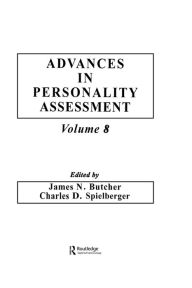Title: Advances in Personality Assessment: Volume 8, Author: James N. Butcher