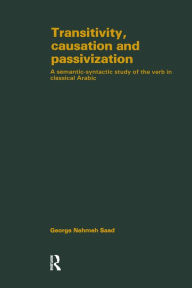 Title: Transivity Causatn & Passivizatn, Author: Saad