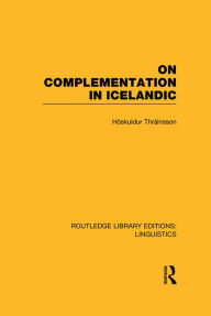 Title: On Complementation in Icelandic, Author: Hoskuldur Thrainsson