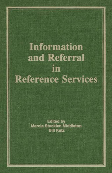 Information and Referral in Reference Services