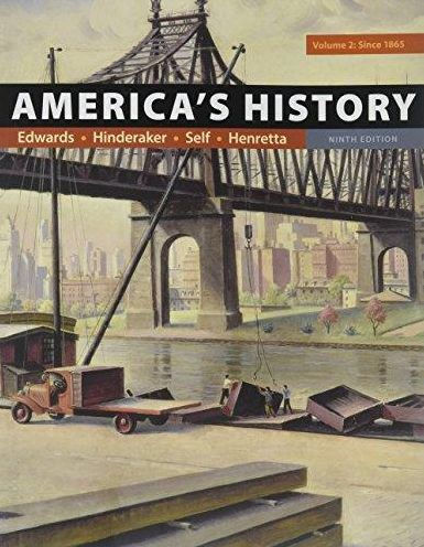 America's History, Volume 2 / Edition 9