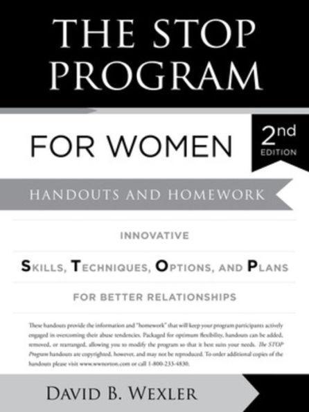 The STOP Program for Women: Handouts and Homework
