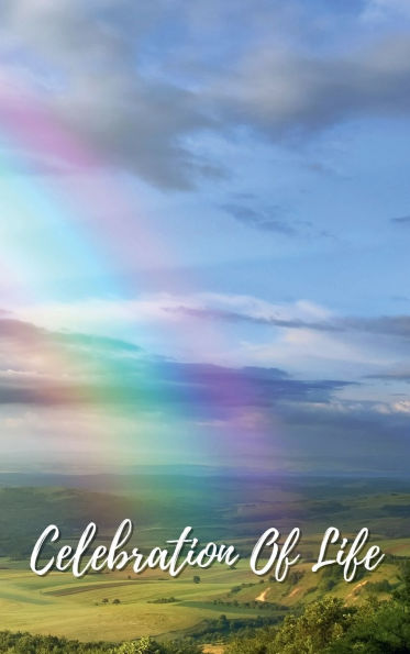 Celebration Of Life Yorkshire Rainbow: Memorial Funeral Book of Remembrance, Condolence, Guest Messages